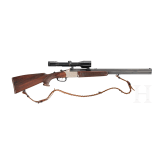 A Blaser combination gun, with Zeiss scope
