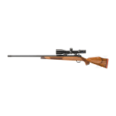 A Weatherby Mark V, with Zeiss scope