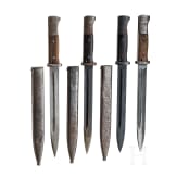 Four bayonets M 84/98 n. A.
