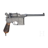 A Mauser C 96 " Large Ring Hammer", with matching shoulder stock