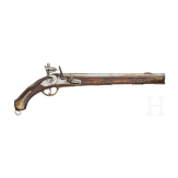 Replica of a flintlock pistol similar to the Prussian cuirassier pistol of 1742, ca. 1975