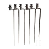 Six socket bayonets, France