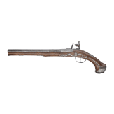 A military flintlock pistol, circa 1700