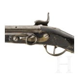 A percussion cavalry carbine, probably Bavarian, circa 1840