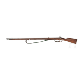 A percussion rifle, replica based on a Prussian model, ca. 1970