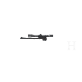 A Thompson Center Contender with receiver, stock with Tasco scope and two conversion barrels