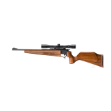 A Thompson Center Contender with receiver, stock with Tasco scope and two conversion barrels