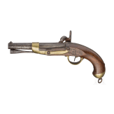 An M 1822 T bis cavalry percussion pistol by Mutzig