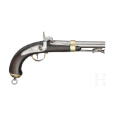 An M 1837 Navy percussion pistol, 1st pattern, Chatellerault