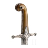 Silbermontierter Shamshir, osmanisch, um 1840/50