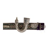 Silbermontierte Djambya mit G&uuml;rtel, Mekka, Mitte 20. Jhdt.