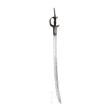 Khanda mit silberplattiertem Griff, Indien, um 1800