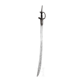 Khanda mit silberplattiertem Griff, Indien, um 1800