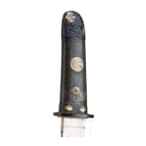 Wakizashi mit Shakudo-Montierung, 2. H&auml;lfte Edo-Periode