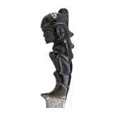 Kleiner Bade-Bade mit Hornmontierung, Sumatra, um 1900