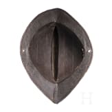 Schwarz-wei&szlig;er Morion, norddeutsch, um 1590
