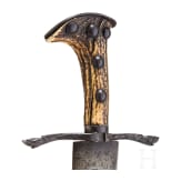 Jagdlicher S&auml;bel mit bedeutender ge&auml;tzter Klinge, deutsch, um 1660