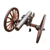 Nachbau einer amerikanischen B&uuml;rgerkriegs-Kanone nach Rodman von 1863, im Ma&szlig;stab 1:2,5, zweite H&auml;lfte 20. Jhdt.