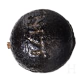 Granat-Schlackekugel f&uuml;r Kanonen, Braunschweig, 1575
