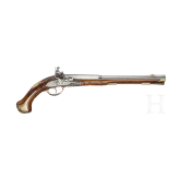 Lange Steinschlosspistole, deutsch, um 1720