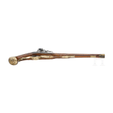 Lange Steinschlosspistole, deutsch, um 1720