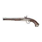 Perkussionspistole, s&uuml;ddeutsch, um 1760