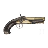 Ein Paar aptierte Marine-Perkussionspistolen, Frankreich, um 1780