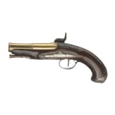 Ein Paar aptierte Marine-Perkussionspistolen, Frankreich, um 1780