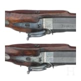 Ein Paar Perkussionspistolen, Henry Nock, London, um 1800