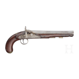 Perkussionspistole, P. Bond, London, um 1820