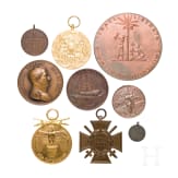 Neun internationale Medaillen und Auszeichnungen, 19./20. Jhdt.