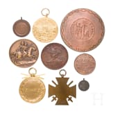 Neun internationale Medaillen und Auszeichnungen, 19./20. Jhdt.