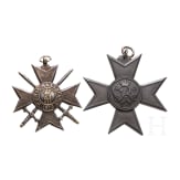 Bulgarisches Tapferkeitskreuz und Kreuz f&uuml;r Kriegshilfsdienste 1916
