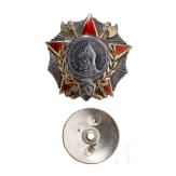 Gruppe mit 6 Orden und einer Medaille, komplett mit Verleihungsbuch, Sowjetunion, ab 1943