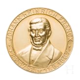 Goldmedaille anl&auml;&szlig;lich des 100-j&auml;hrigen Firmenjubil&auml;ums der Firma Franck in Ludwigsburg