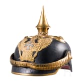 A helmet for reserve officers of the dragoons, circa 1900