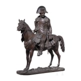 Kaiser Napoleon I. - Reiterfigur aus Bronze, 19. Jhdt.