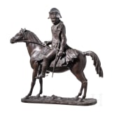 Kaiser Napoleon I. - Reiterfigur aus Bronze, 19. Jhdt.