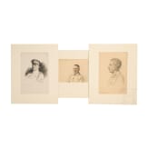 Richard Benno Adam (1873 - 1937), drei milit&auml;rische Portraits, datiert 1917