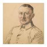 Richard Benno Adam (1873 - 1937), drei milit&auml;rische Portraits, datiert 1917