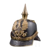 Fr&uuml;her Helm f&uuml;r Angeh&ouml;rige der preu&szlig;ischen Infanterie, um 1860