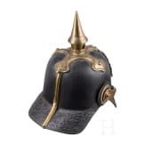Fr&uuml;her Helm f&uuml;r Angeh&ouml;rige der preu&szlig;ischen Infanterie, um 1860