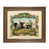 Helm, K&uuml;rass und Reservistenbild f&uuml;r Mannschaften des preu&szlig;ischen Regiments der Gardes du Corps, 19. Jhdt.
