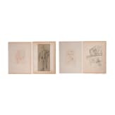 Max Seliger (1865 - 1920), vier Zeichnungen, deutsch, dat. 1915