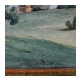 Aquarell von Heinrich Sch&ouml;nfeld (1809 - 1845) aus dem Nachlass von K&ouml;nig Ludwig II., datiert 1836