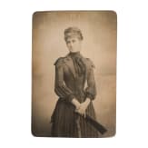 Sophie in Bayern, Herzogin von Alen&ccedil;on (1847 - 1897) - lebensgro&szlig;es Portraitfoto, um 1890