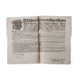 Kaiserin Maria Theresia (1717 - 1780) - sieben Circulare aus ihrer Regierungszeit, 1745 - 1780