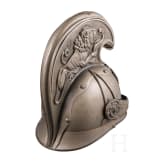 &Ouml;sterreichischer Helm f&uuml;r Offiziere der Dragoner im Ersten Weltkrieg, um 1914
