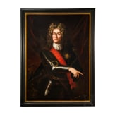 A painting of Claude-Louis-Hector de Villars, Marshal of France, circle of Hyacinthe Rigaud