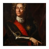A painting of Claude-Louis-Hector de Villars, Marshal of France, circle of Hyacinthe Rigaud